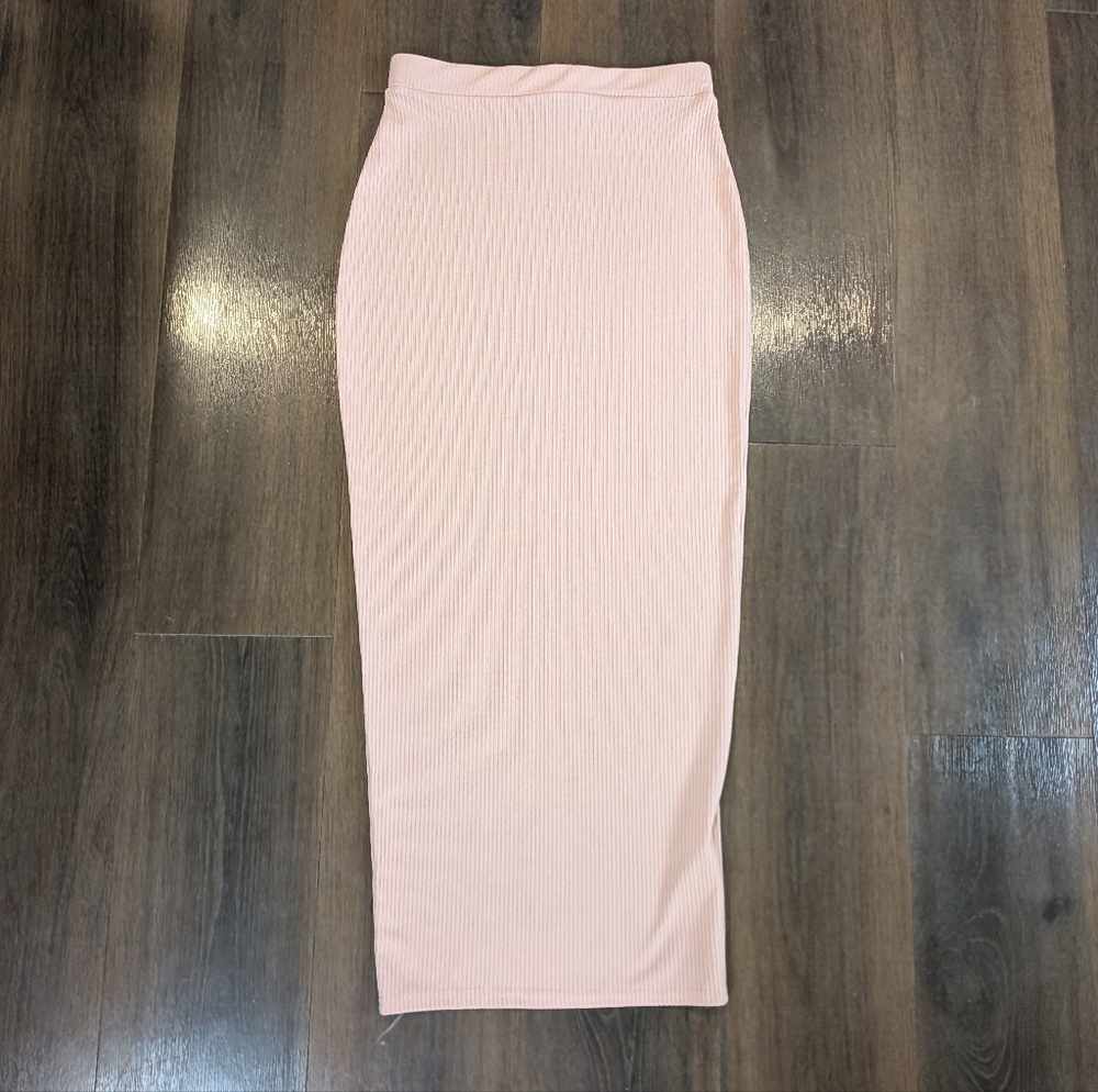 Missguided sz. 6 blush pink bodycon pencil skirt